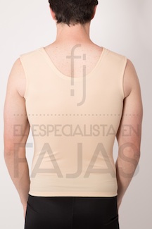 <?=FAJA CAMISETA CON CIERRE ANTERIOR DE VELCRO. REGULABLE CON EL HOMBRO. GINECOMASTIA?>
